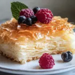 Crispy Phyllo Crinkle Cake with Sweet Lemon-Vanilla Drizzle 7 Phyllo Crinkle Cake
