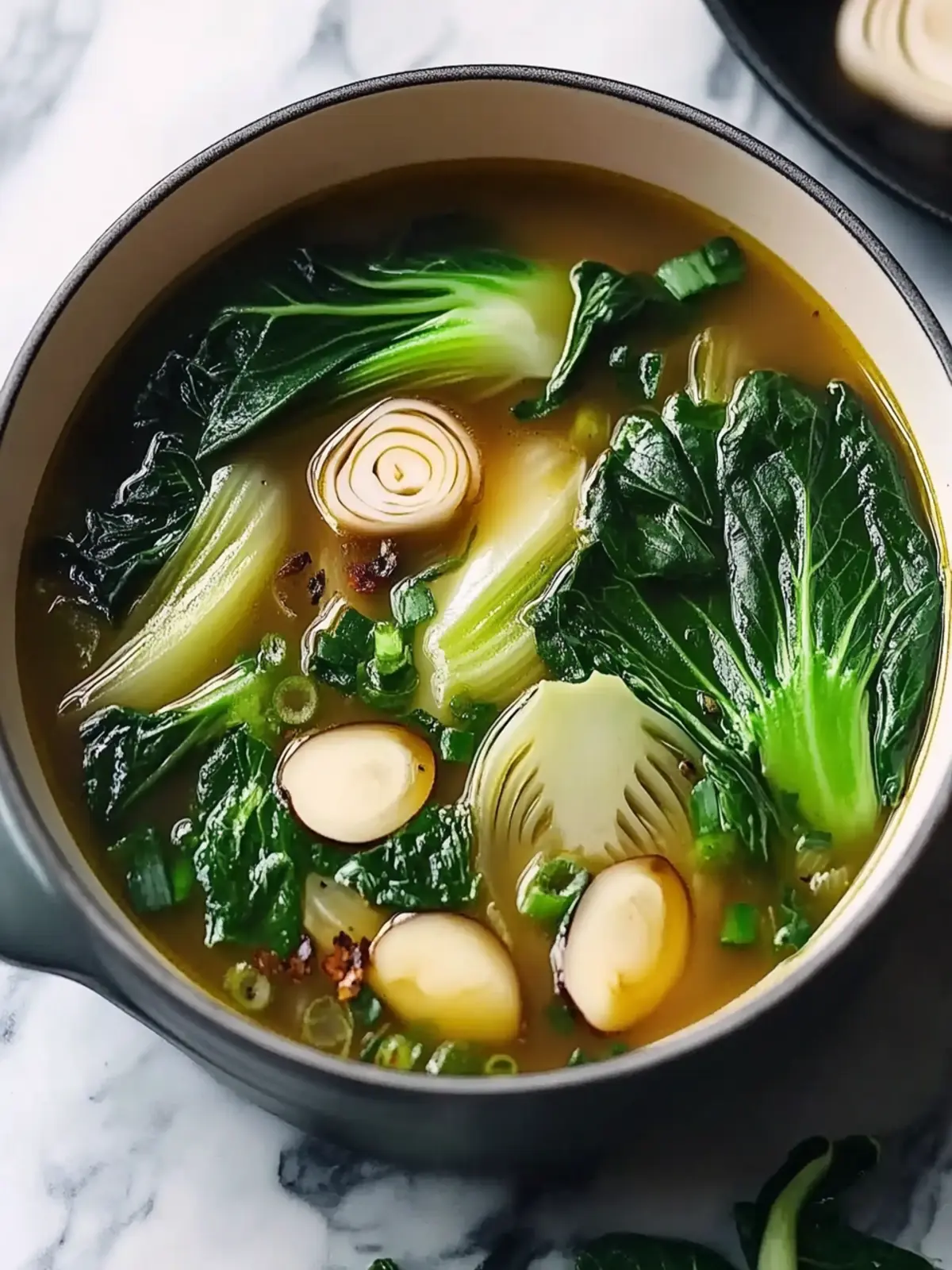 Comforting Warming Bok Choy Soup with Garlic and Ginger Delight 4 Warming Bok Choy Soup With Garlic And Ginger