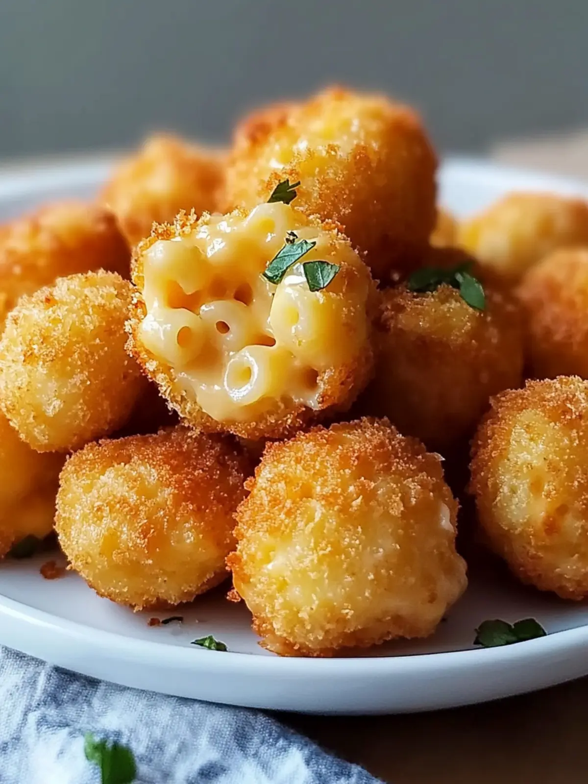 Fried Mac and Cheese Bites: Irresistibly Cheesy Snack Delight 5 Fried Mac and Cheese Bites