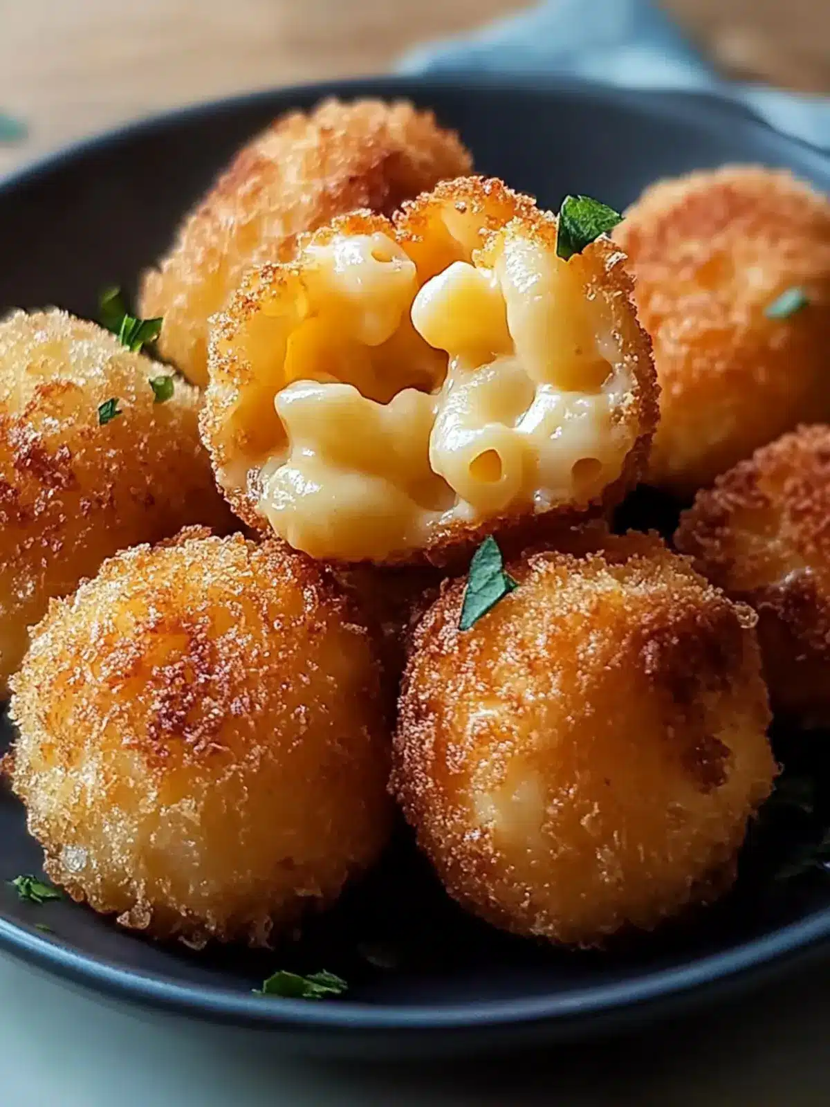 Fried Mac and Cheese Bites: Irresistibly Cheesy Snack Delight 3 Fried Mac and Cheese Bites
