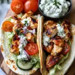 Mediterranean Chicken Gyros with Creamy Feta Tzatziki Magic 7 Mediterranean Chicken Gyros with Creamy Feta Tzatziki