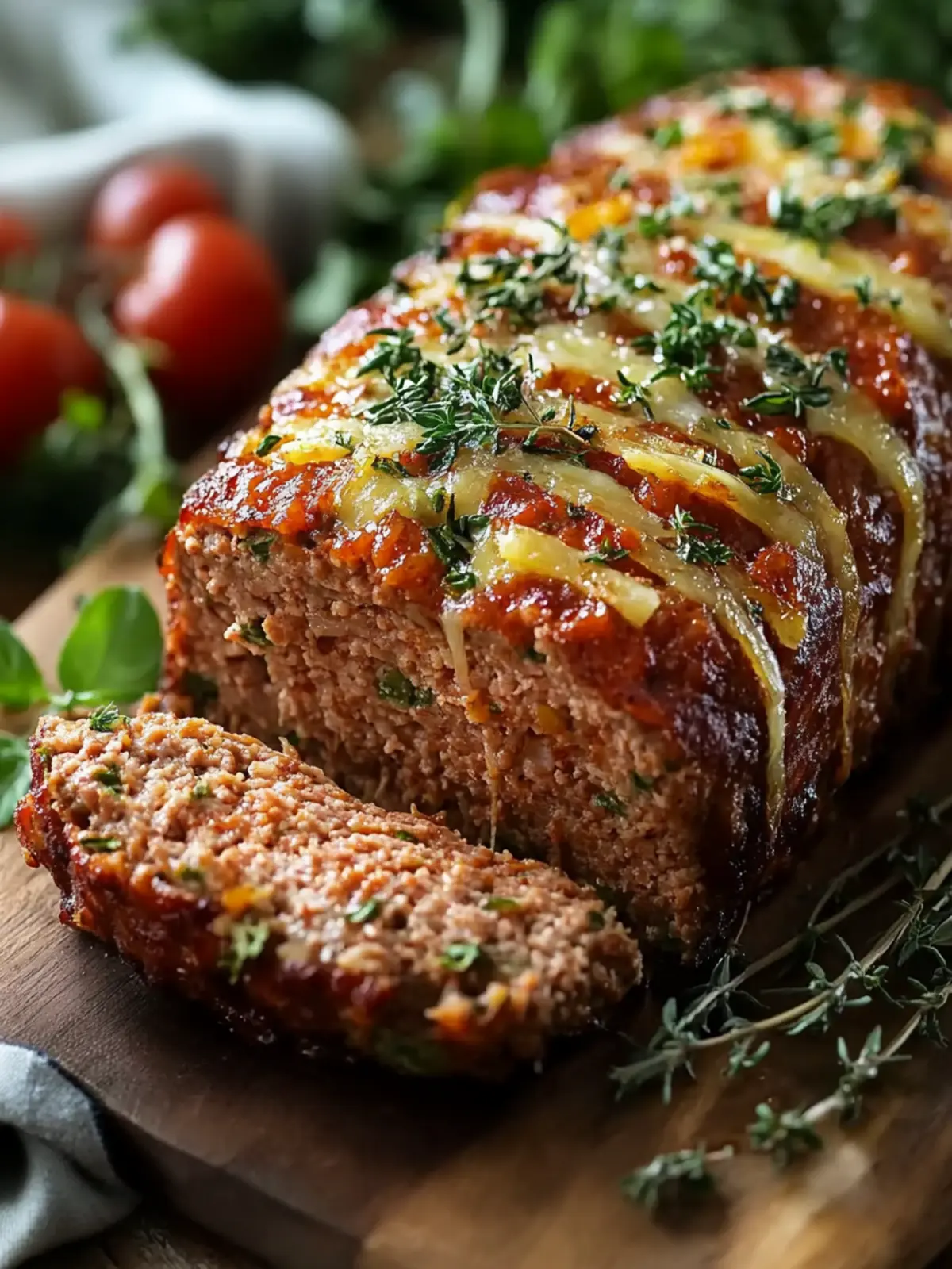 Golden Parmesan-Crusted Meatloaf with Fresh Herb Magic 3 Golden Parmesan-Crusted Meatloaf with Fresh Herb Medley