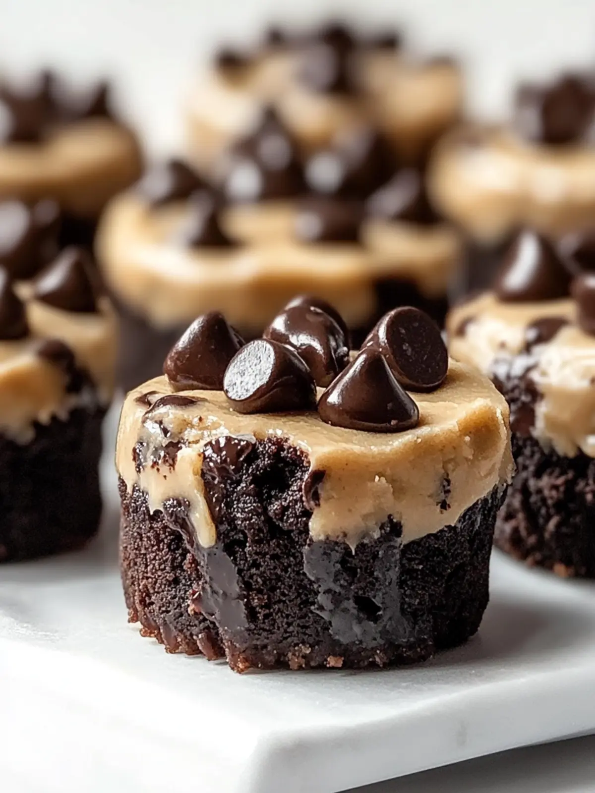 Chocolate Chip Cookie Dough Brownie Bites: Your New Sweet Obsession 3 Chocolate Chip Cookie Dough Brownie Bites