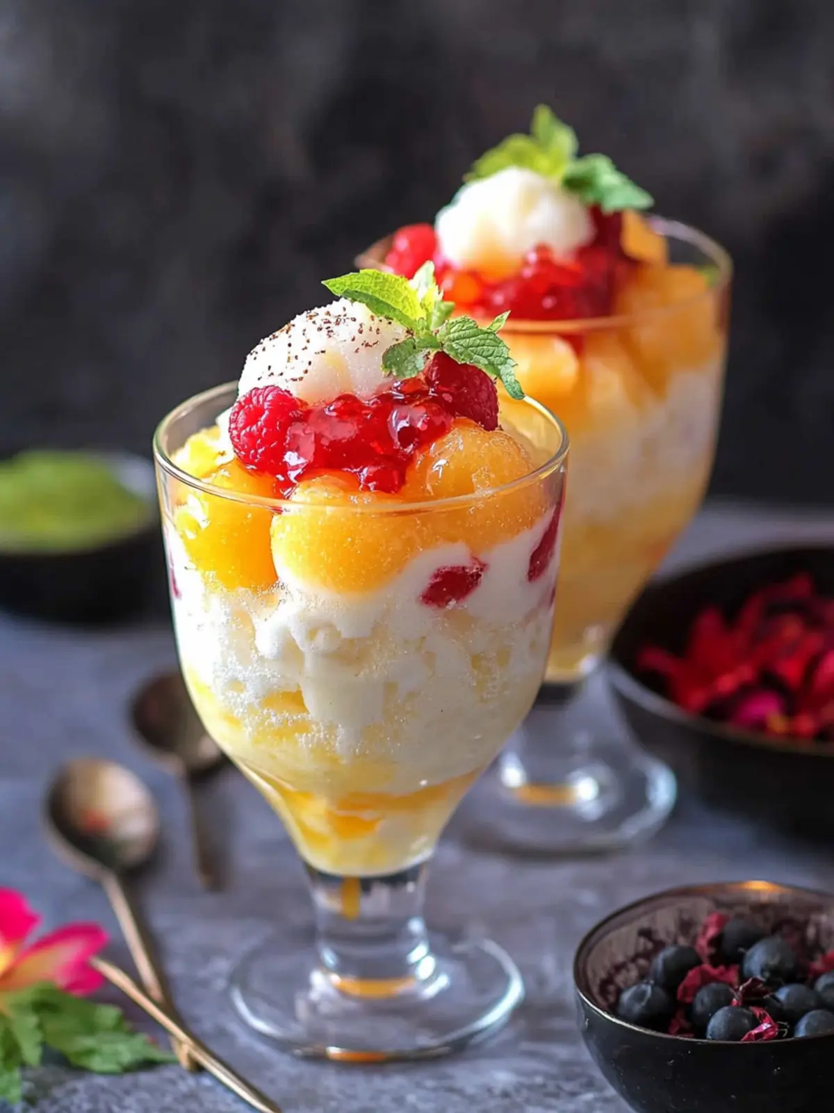 Rasgulla Falooda Bliss – A Festive Twist You’ll Love! 2 Rasgulla Falooda