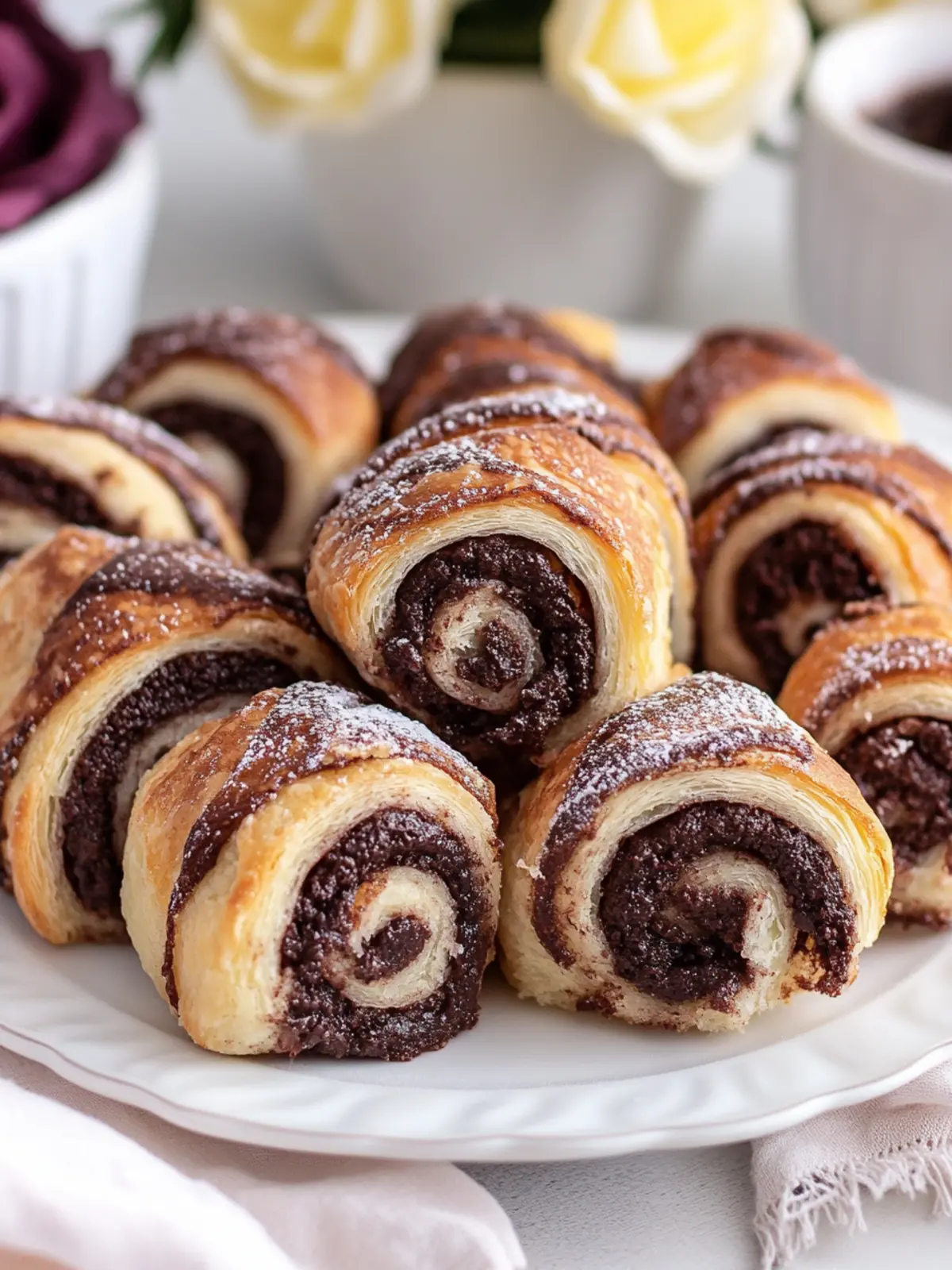 Irresistible Chocolate Rugelach: Flaky Pastry Perfection 5 Chocolate Rugelach