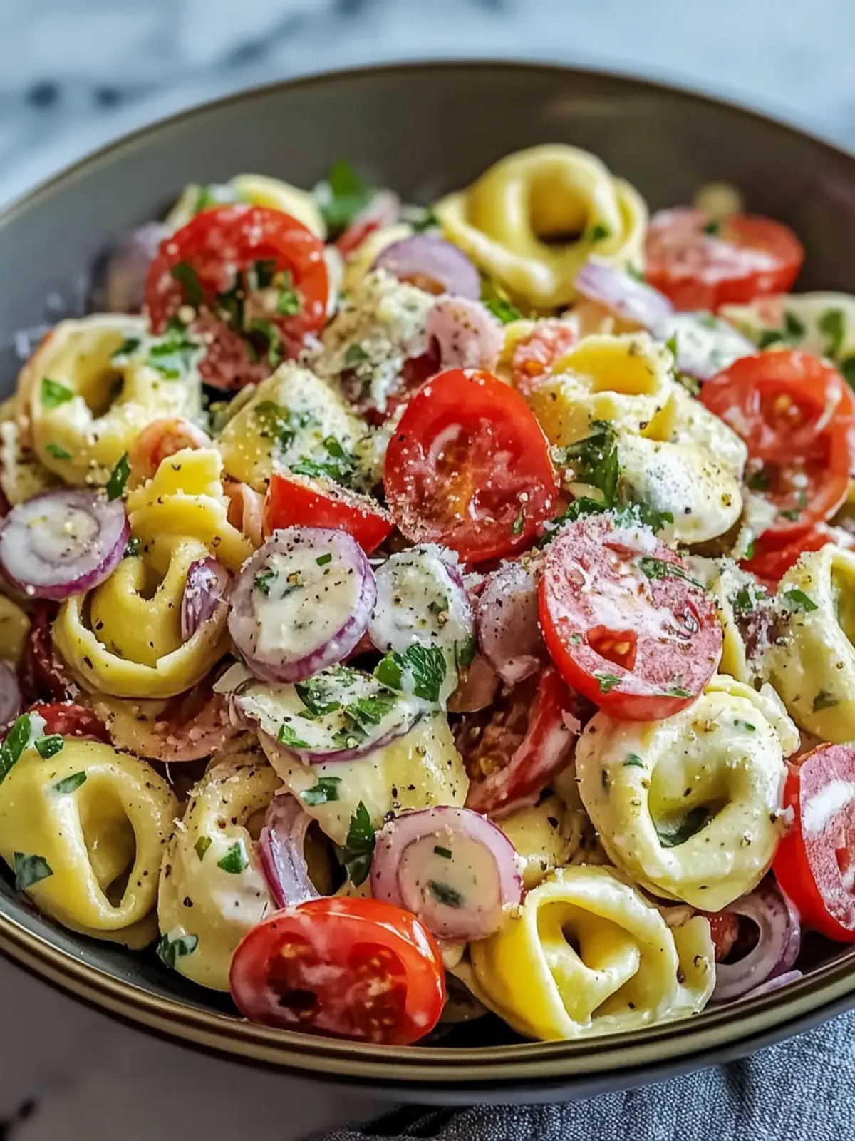 Grinder Tortellini Salad: A Summer Pasta Delight to Savor 2 Grinder Tortellini Salad