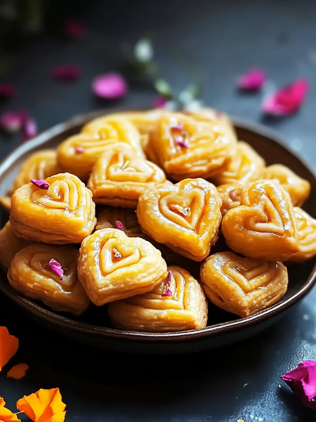 Delicious Gujiya Hearts: A Festive Twist to Savor Together 2 Delicious Gujiya Hearts: A Joyful Twist on Tradition