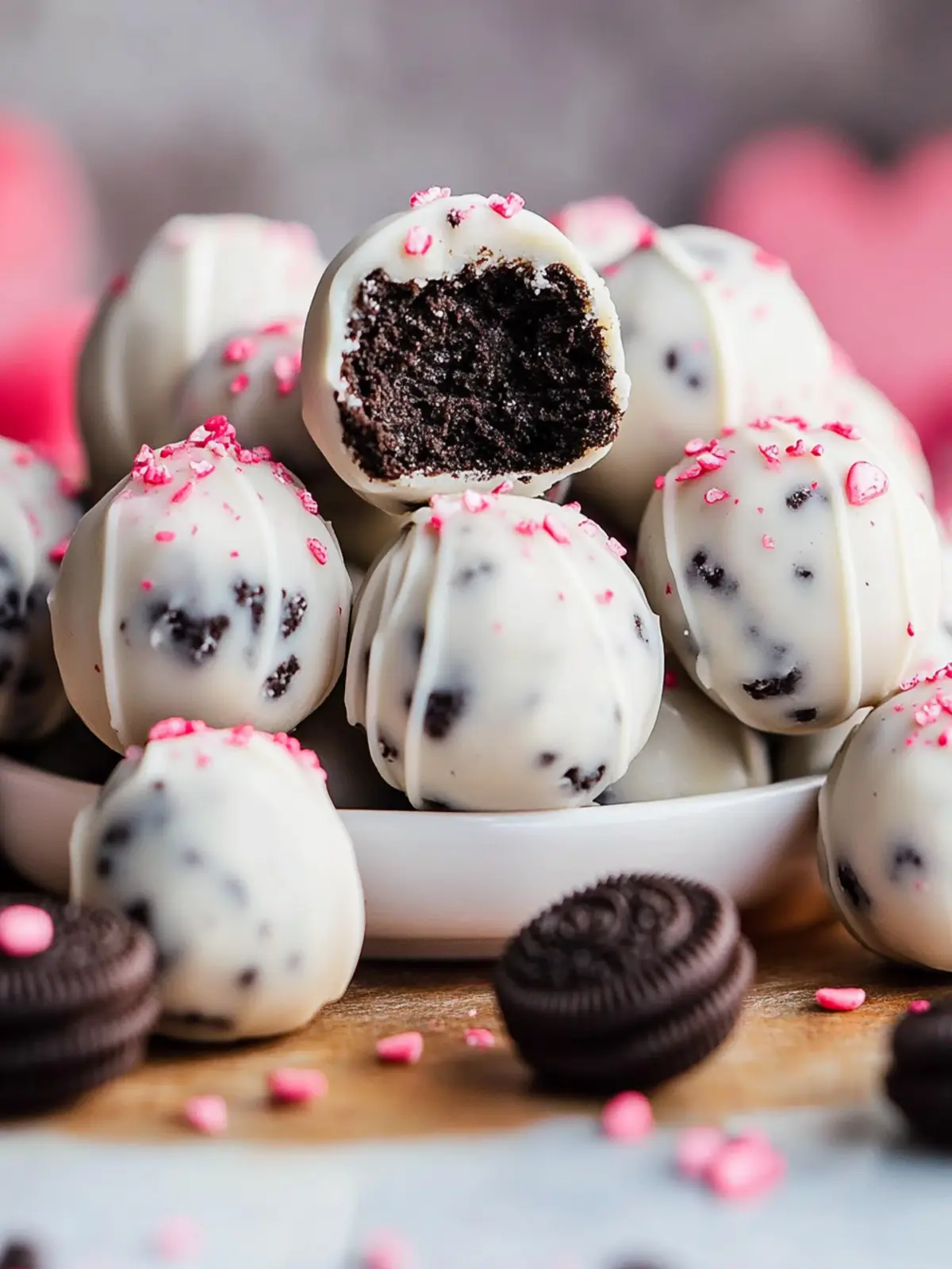 Delicious Oreo Balls for Valentine’s Day: No-Bake Treats You’ll Love 2 Oreo Balls for Valentine’s Day