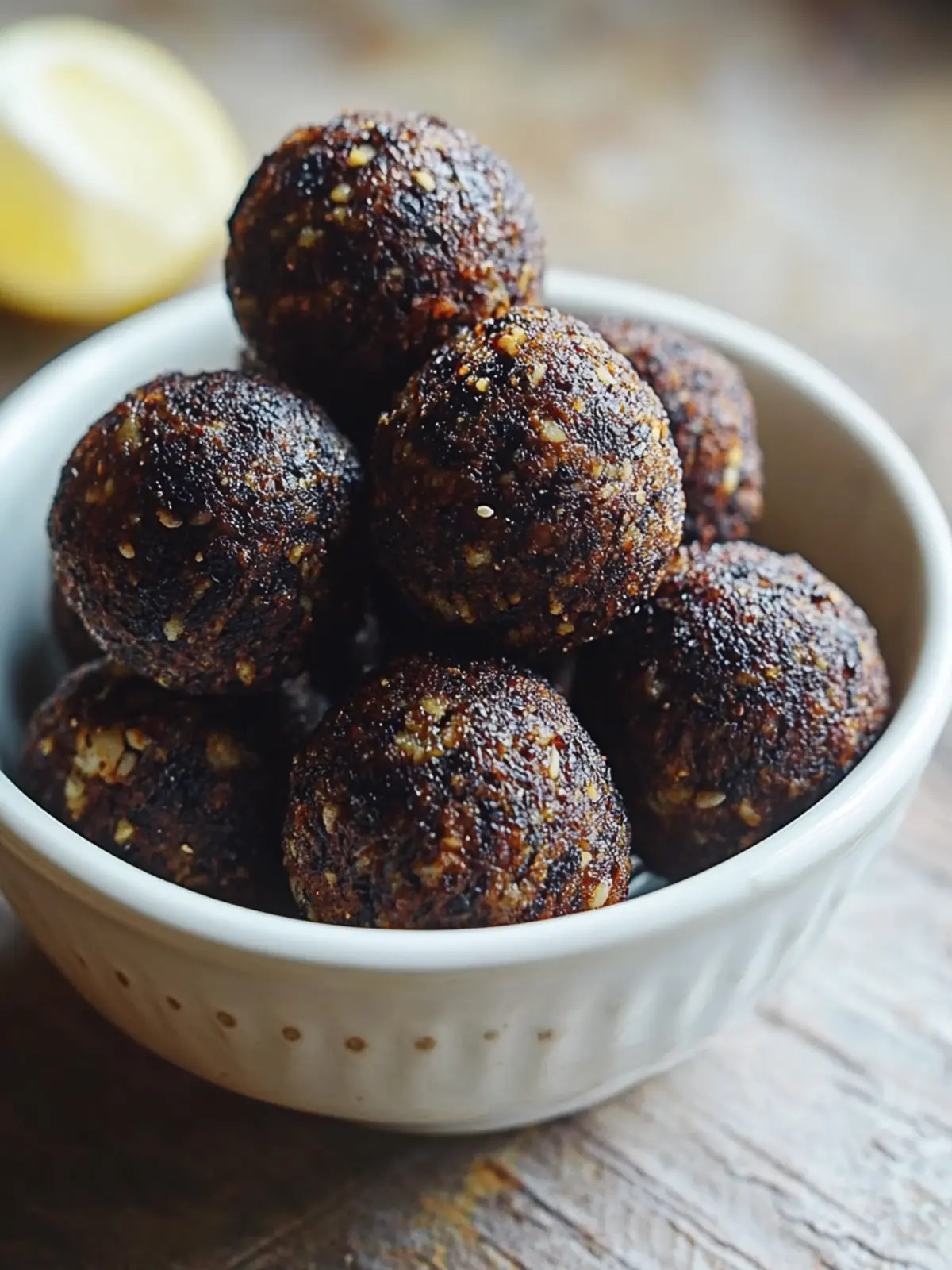 Savor Homemade Black Bean Balls: Easy, Flavorful, and Fun 3 Black Bean Balls