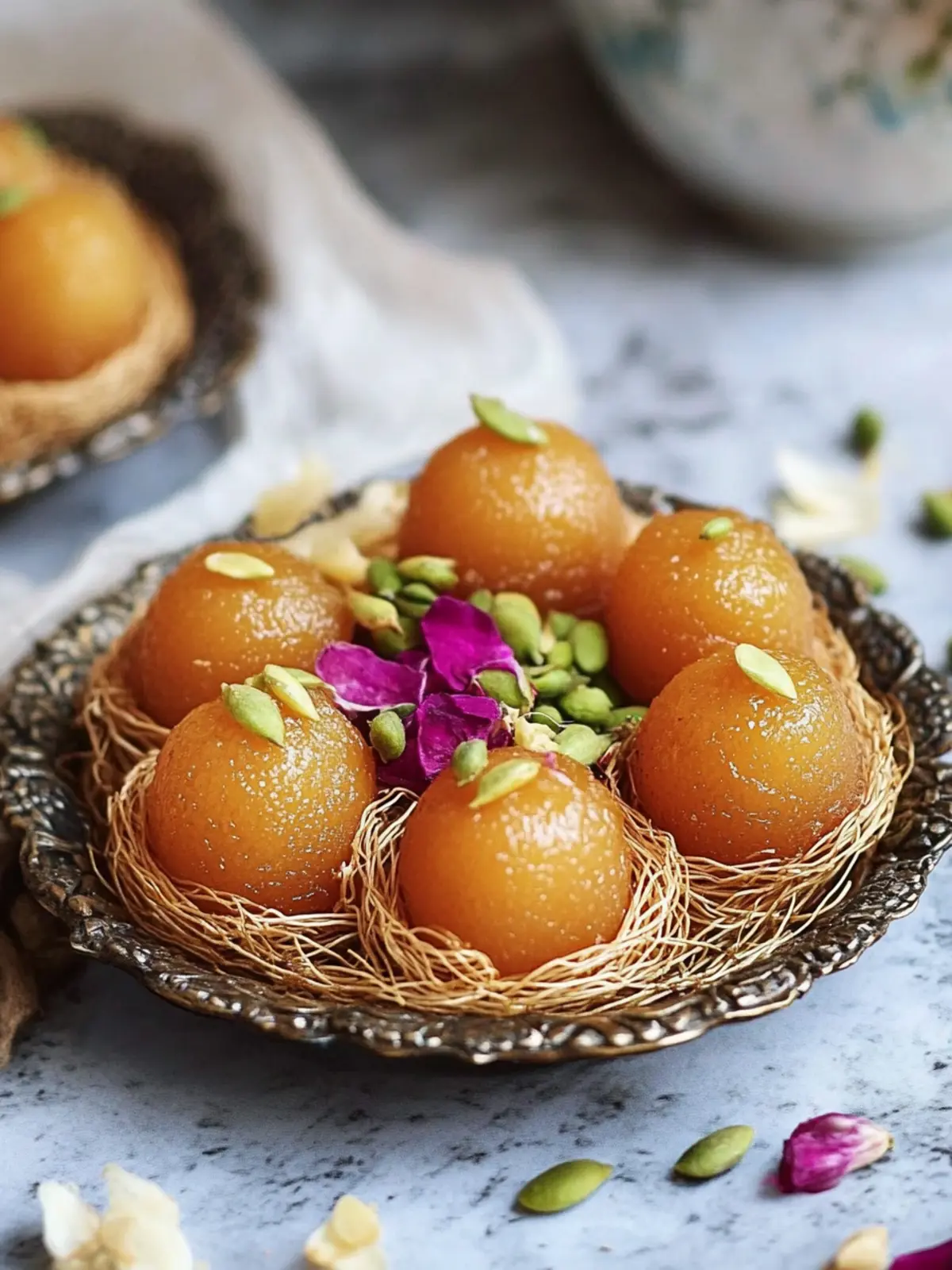 Gulab Jamun in Kunafa Nests: A Festive Fusion Treat 5 Gulab Jamun in Kunafa Nests