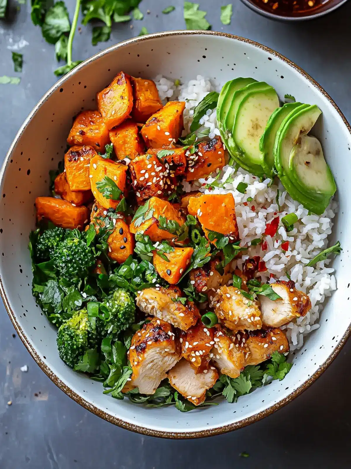 Delicious Chicken and Sweet Potato Rice Bowl for Quick Dinners 4 Chicken and Sweet Potato Rice Bowl