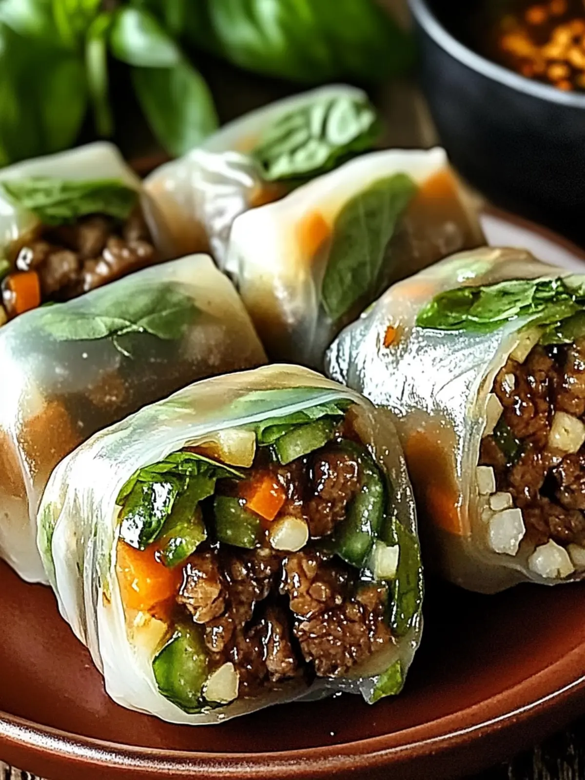 Thai Basil Beef Rolls: Your Quick Path to Flavorful Delight 4 Thai Basil Beef Rolls