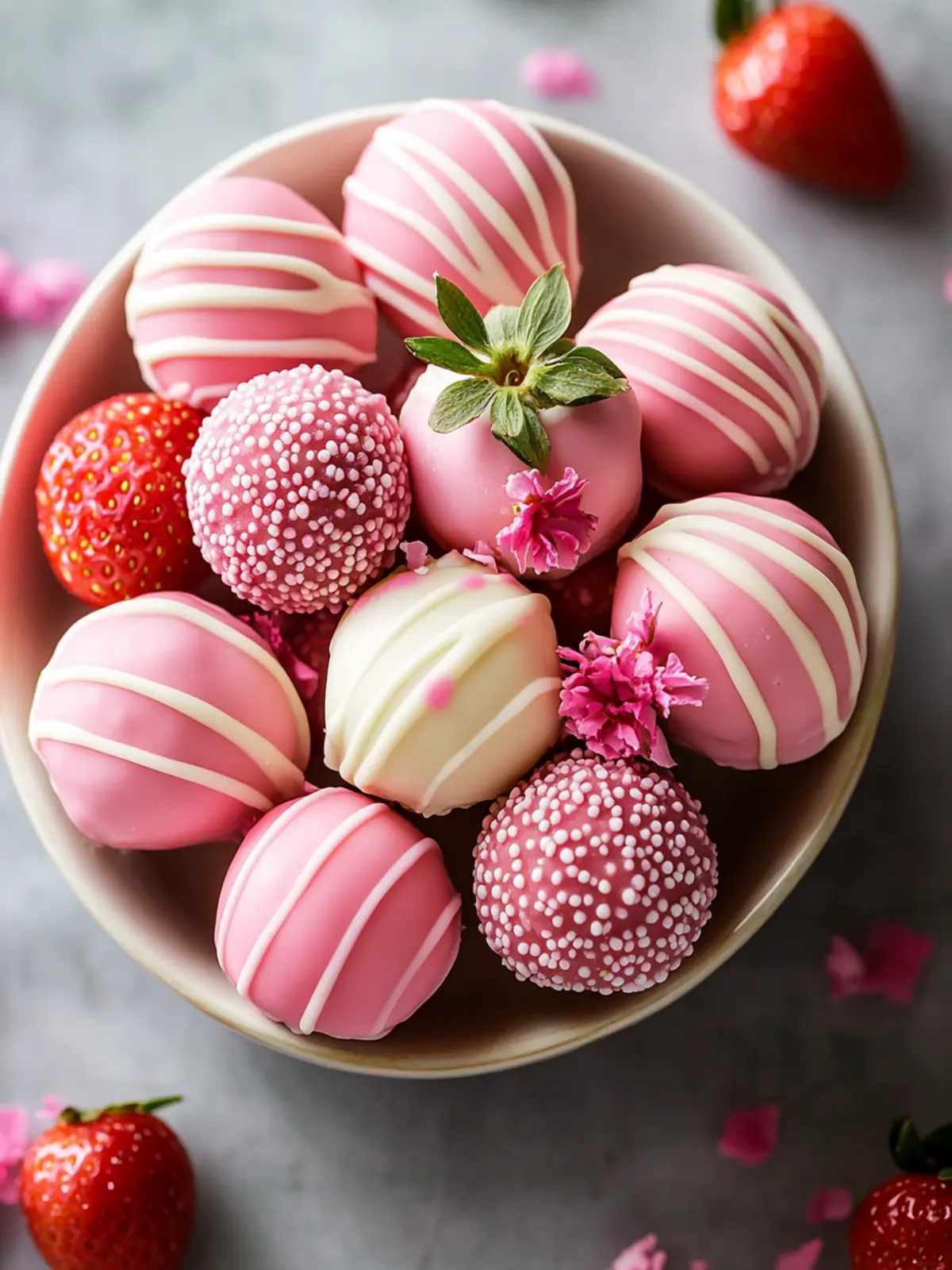Irresistible Strawberry Shortcake Truffles for Easy Indulgence 3 Strawberry Shortcake Truffles