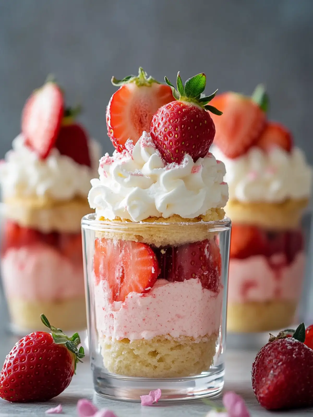 Delicious Strawberry Shortcake Dessert Cups for Any Occasion 2 Strawberry Shortcake Dessert Cups
