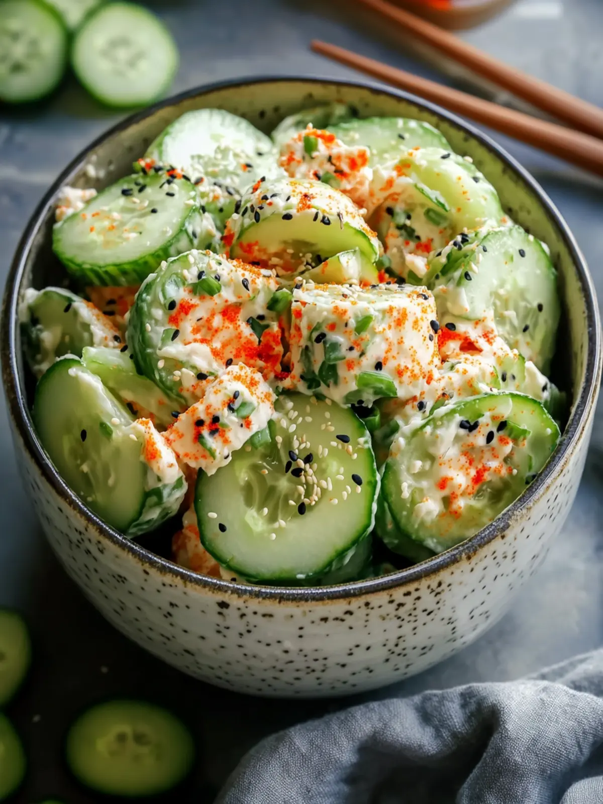 Easy California Roll Cucumber Salad for a Refreshing Summer Bite 4 Easy California Roll Cucumber Salad