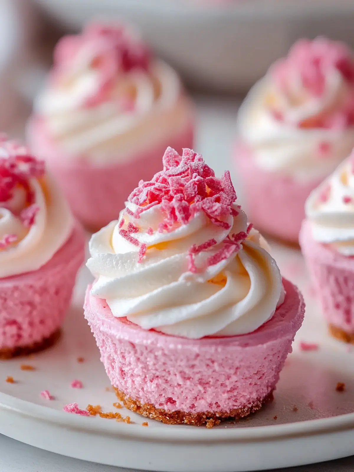 No-Bake Pink Velvet Cheesecake Bites to Brighten Your Day 3 No-Bake Pink Velvet Cheesecake Bites