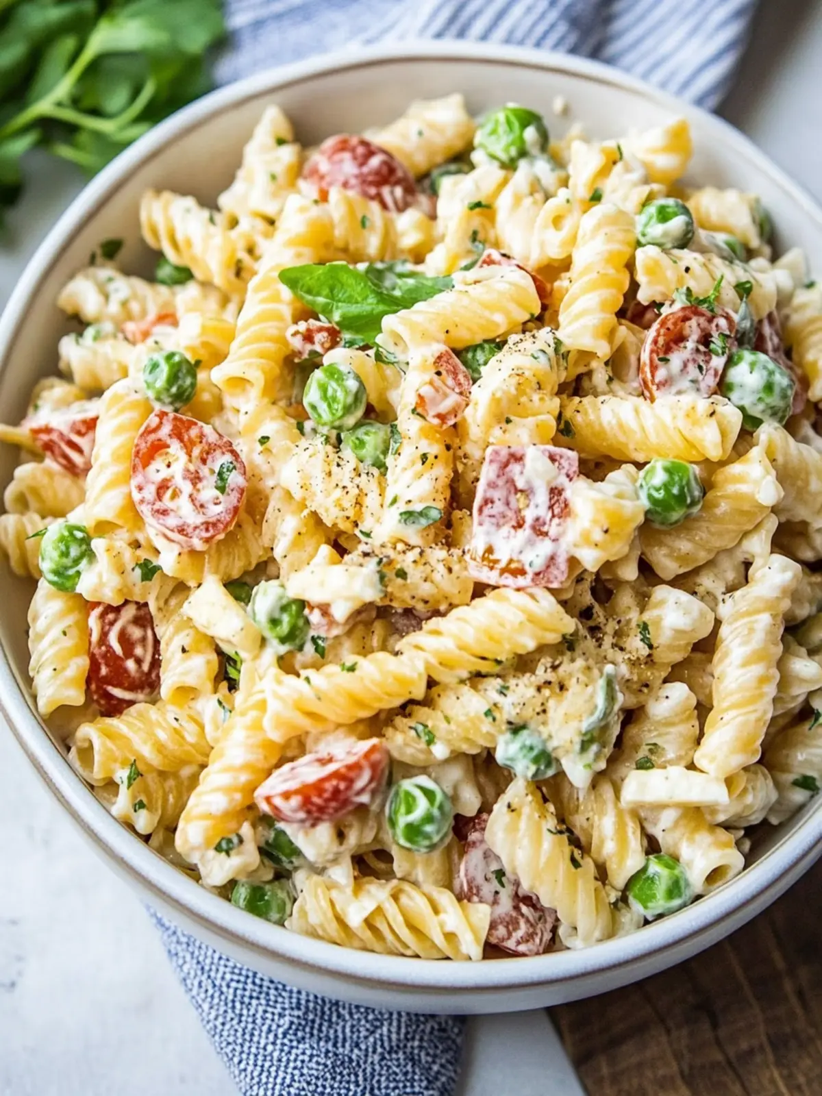 Creamy Pasta Salad Bliss: Quick, Customizable & So Delicious 2 Creamy Pasta Salad