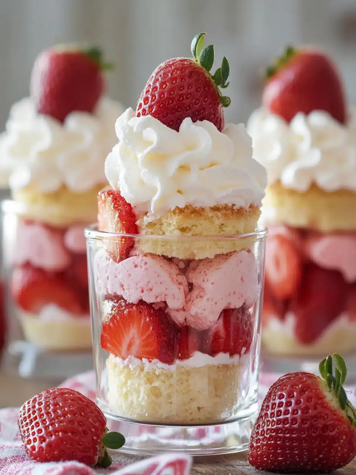 Delicious Strawberry Shortcake Dessert Cups for Any Occasion 4 Strawberry Shortcake Dessert Cups