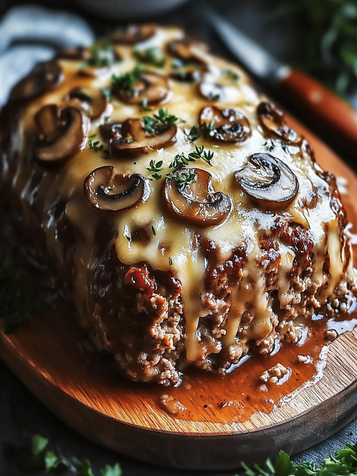 Mouthwatering Mushroom Swiss Cheese Meatloaf for Family Bliss 4 Mushroom Swiss Cheese Meatloaf