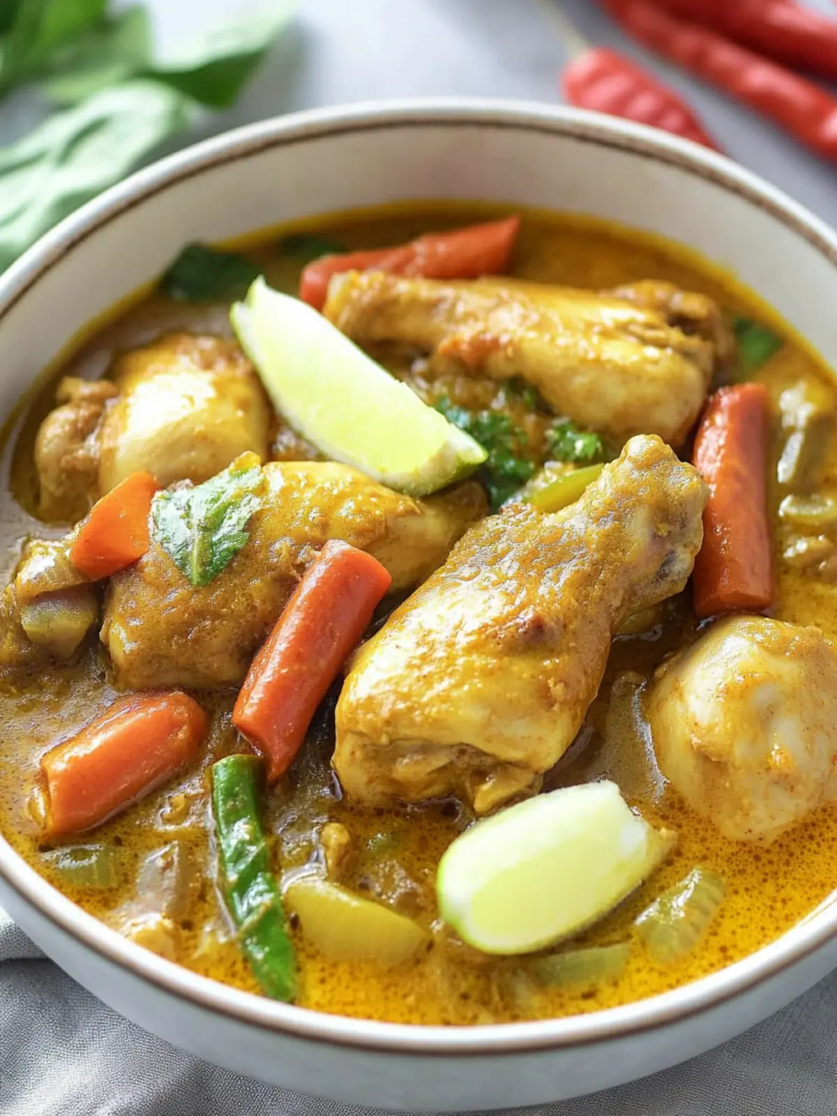 Filipino Style Chicken Curry with Coconut Milk in 25 Minutes 2 Filipino Style Chicken Curry with coconut milk