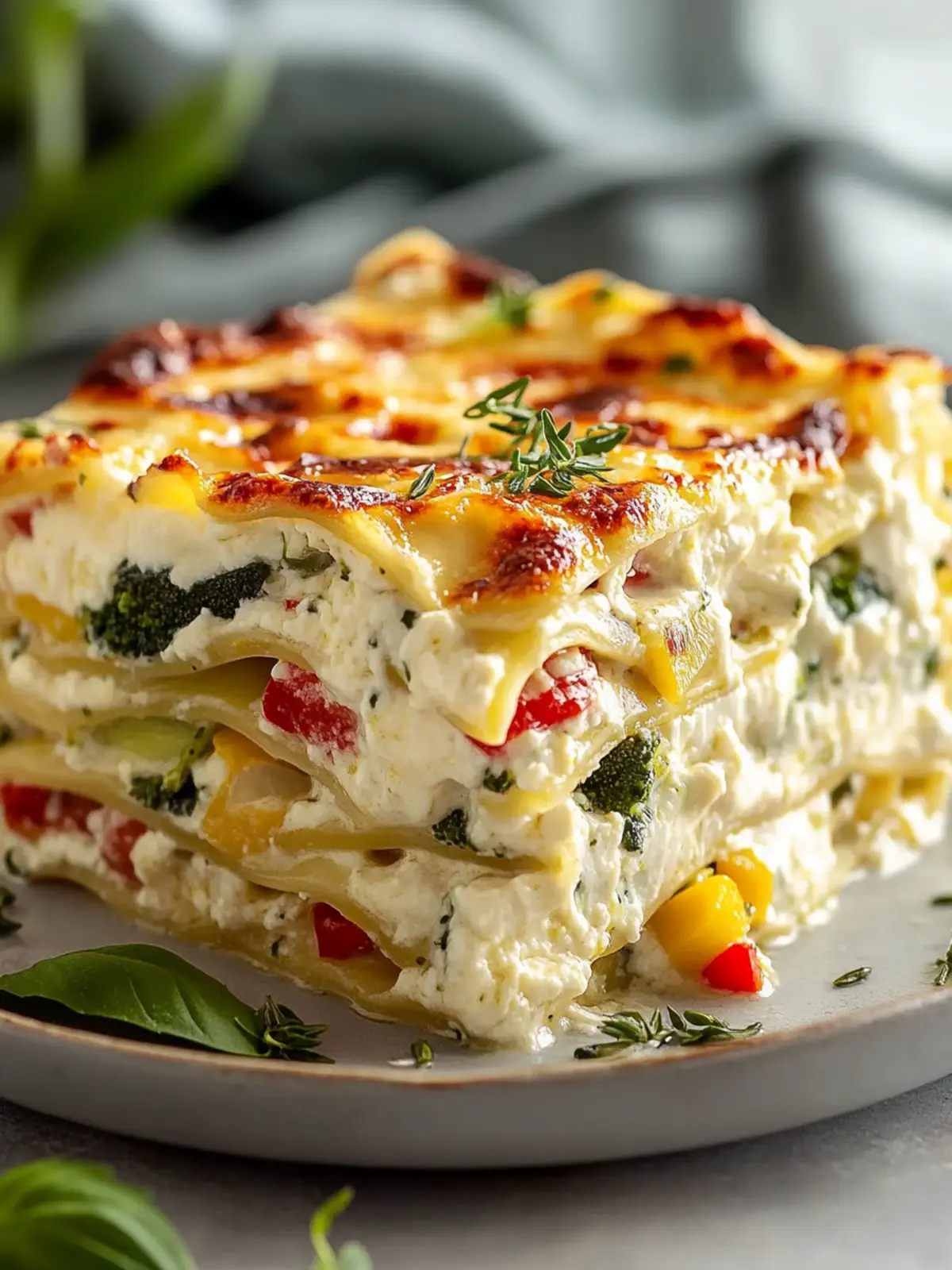 Loaded Veggie White Lasagna for Ultimate Comfort Food Lovers 2 Loaded Veggie White Lasagna