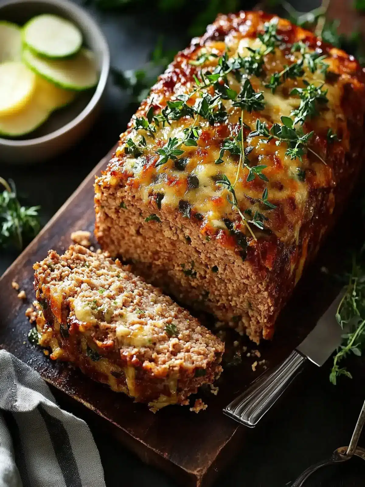 Golden Parmesan-Crusted Meatloaf with Fresh Herb Magic 4 Golden Parmesan-Crusted Meatloaf with Fresh Herb Medley