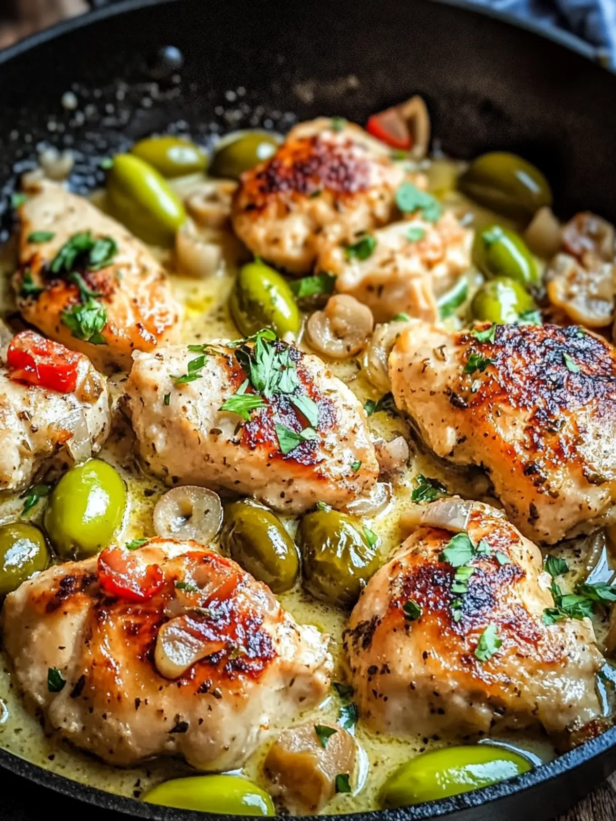 Savory Pepperoncini Chicken Skillet: Quick One-Pan Delight 4 Savory Pepperoncini Chicken Skillet