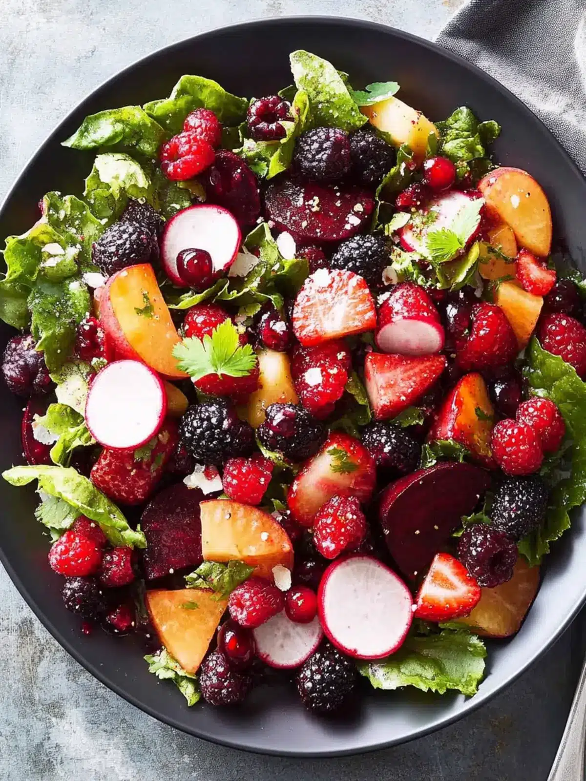 Berry-Beet Salad with Creamy Goat Cheese You’ll Love 3 Berry-Beet Salad