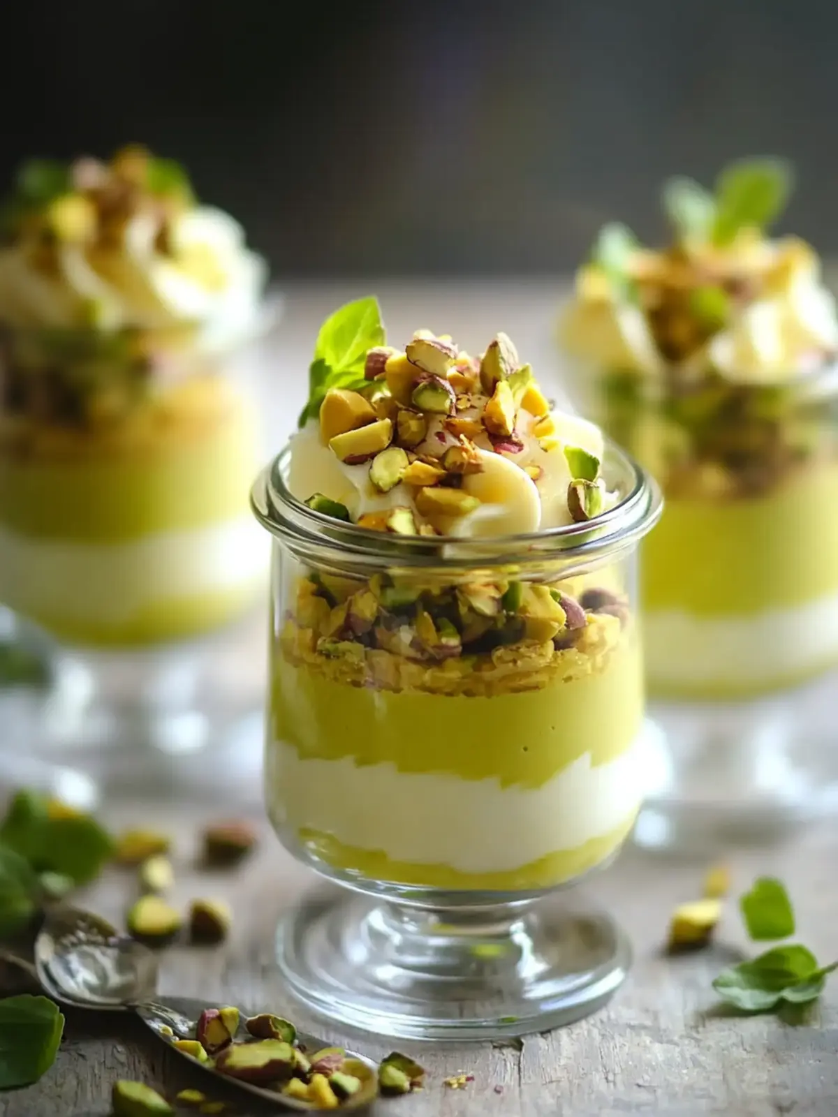 Saffron & Pistachio Parfait: A Luxurious Dessert Delight 3 Saffron & Pistachio Parfait