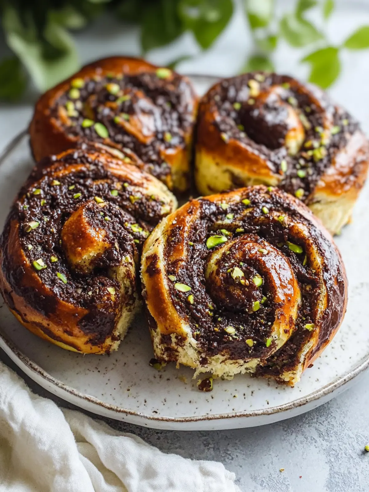 Pistachio Chocolate Babka Rolls: Indulge in Blissful Decadence 2 Pistachio Chocolate Babka Rolls