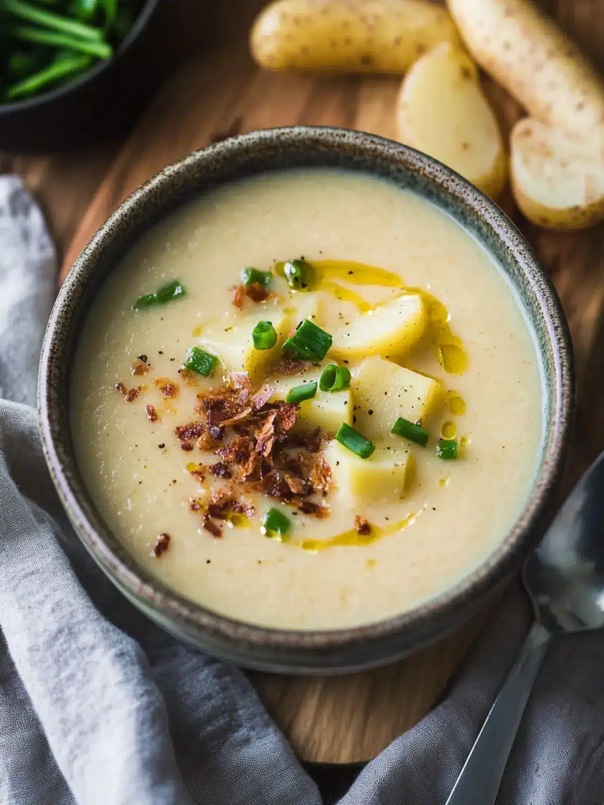 Creamy Homemade Potato Soup with Vegan Twist for Comfort 4 Creamy Homemade Potato Soup