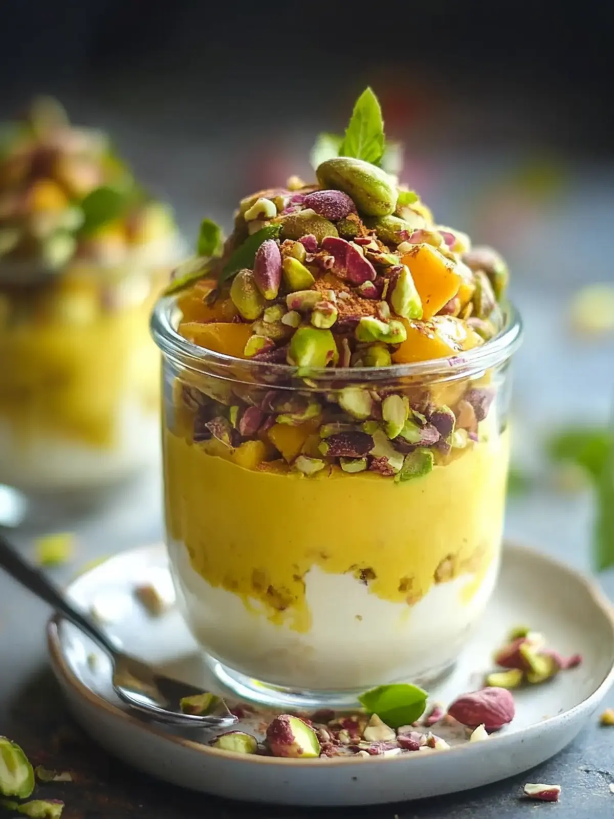 Saffron & Pistachio Parfait: A Luxurious Dessert Delight 5 Saffron & Pistachio Parfait
