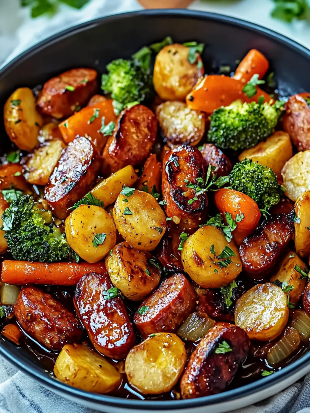 Honey Garlic Kielbasa & Veggies: A Family Favorite Meal 3 Honey Garlic Kielbasa & Veggies