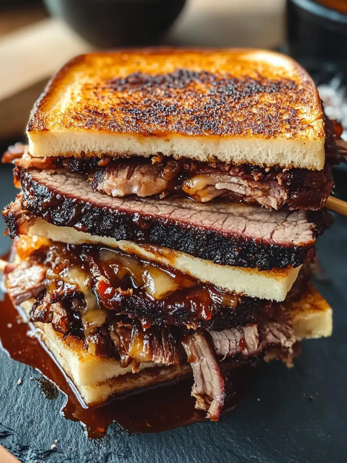 Mouthwatering BBQ Brisket Melts: Comfort Food at Its Best 2 BBQ Brisket Melts