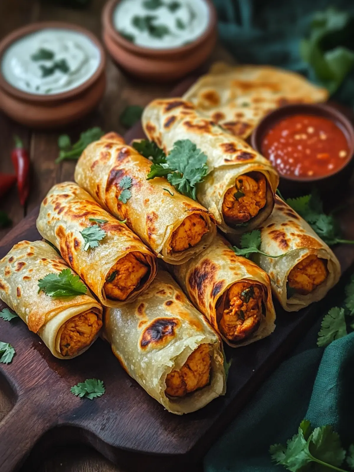 Irresistible Chicken Tikka Paratha Rolls You Can't Resist 4 Chicken Tikka Paratha Rolls
