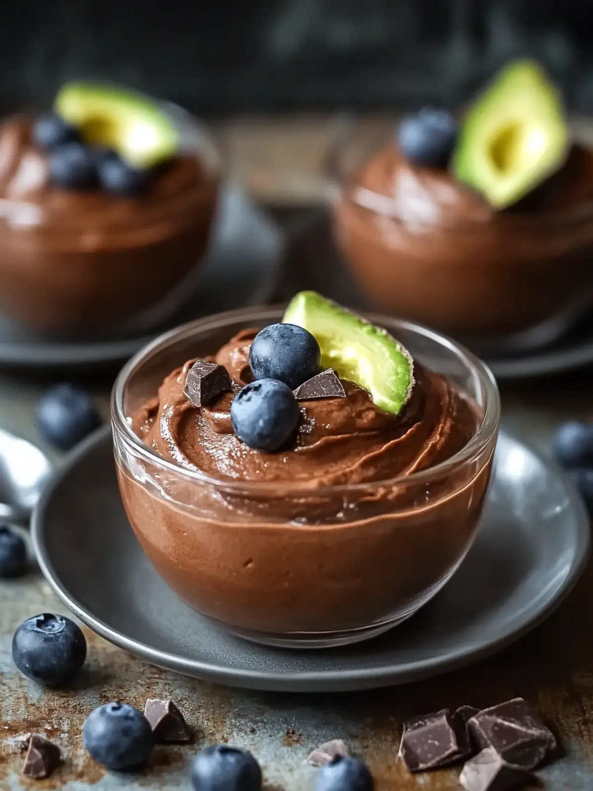 Creamy Chocolate Avocado Mousse: Guilt-Free Dessert Bliss 3 Chocolate Avocado Mousse