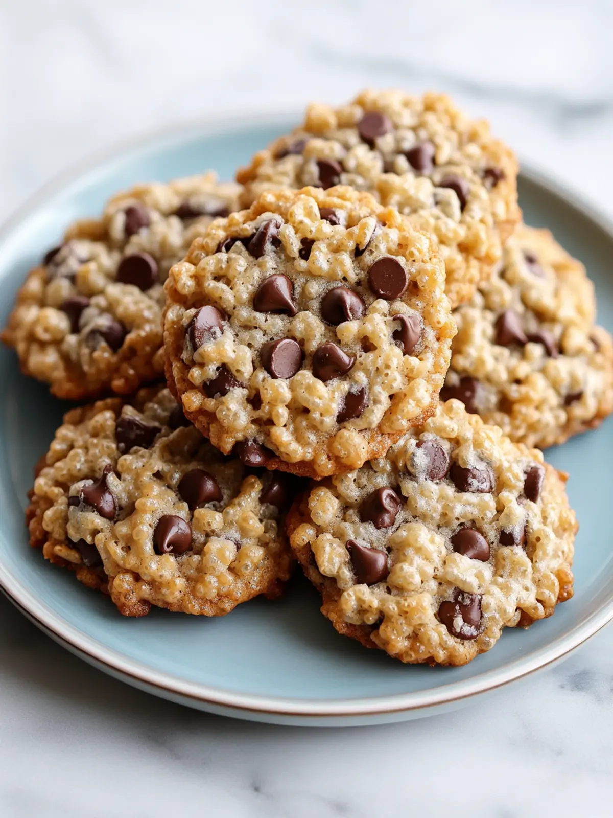 Rice Krispie Chocolate Chip Cookies for a Fun Twist! 2 Rice Krispie Chocolate Chip Cookies