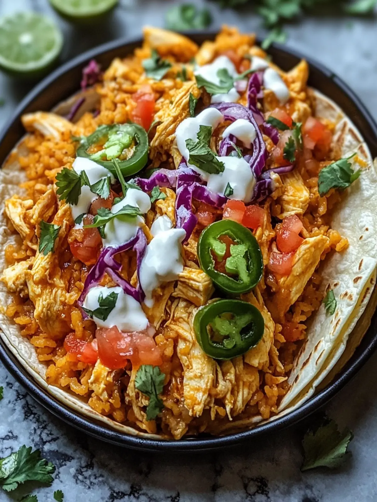 Savory Cheesy Chicken Taco Rice in 30 Minutes Flat 4 Savory Cheesy Chicken Taco