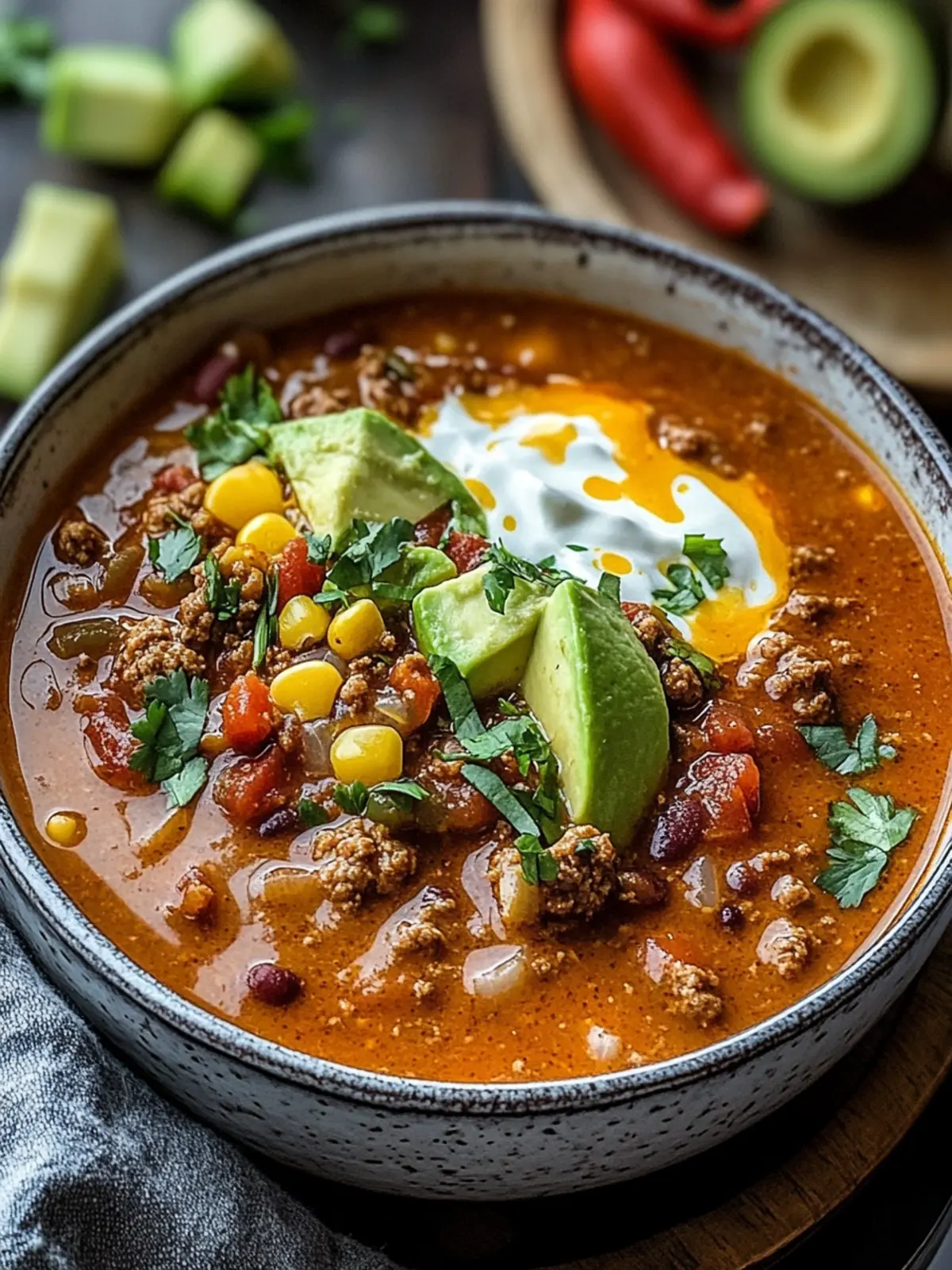 Spicy Queso Beef Chili That Will Warm Your Heart and Soul 5 Spicy Queso Beef Chili