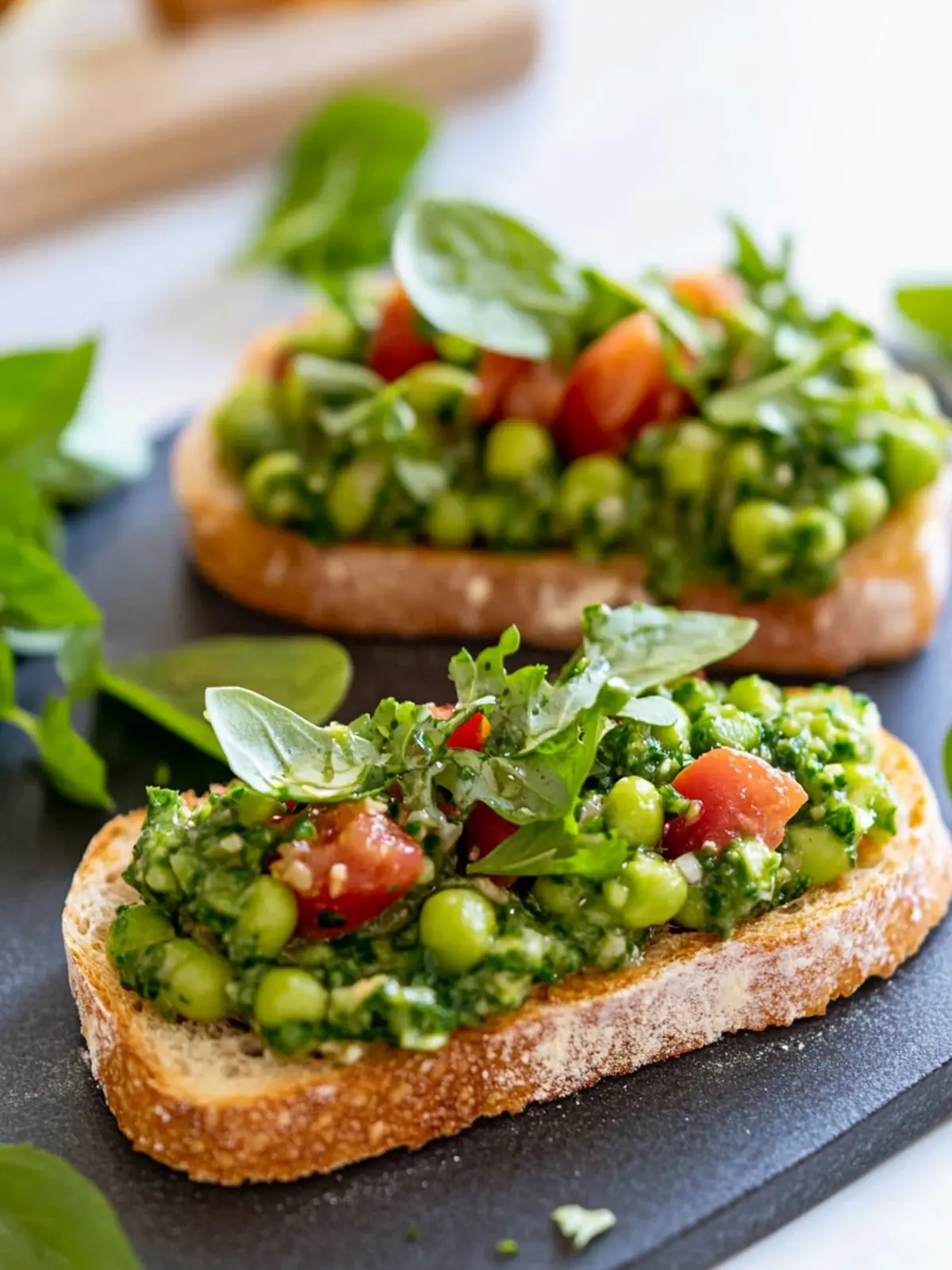 Delicious Pea Bruschetta: A Fresh Twist on Classic Flavor 4 Pea Bruschetta