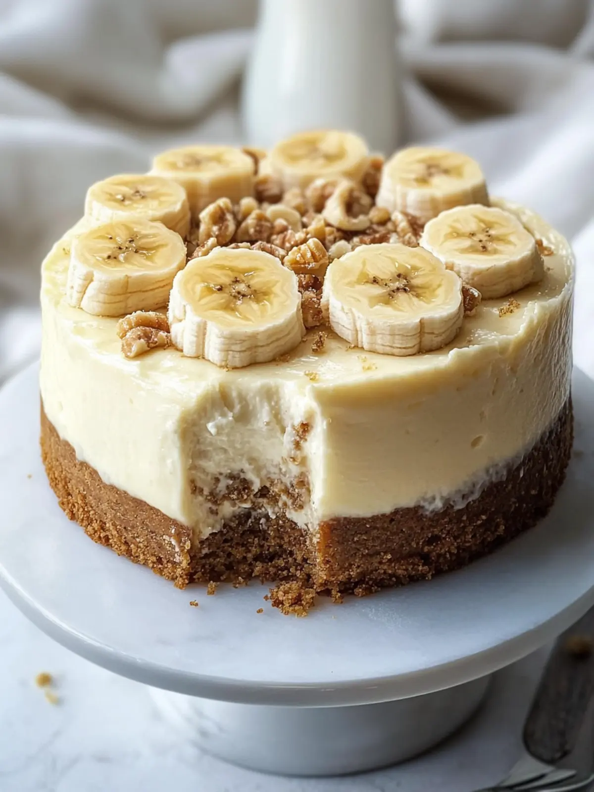Banana Bread Cheesecake: Indulge in a Sweet Twist Today 3 Banana Bread Cheesecake