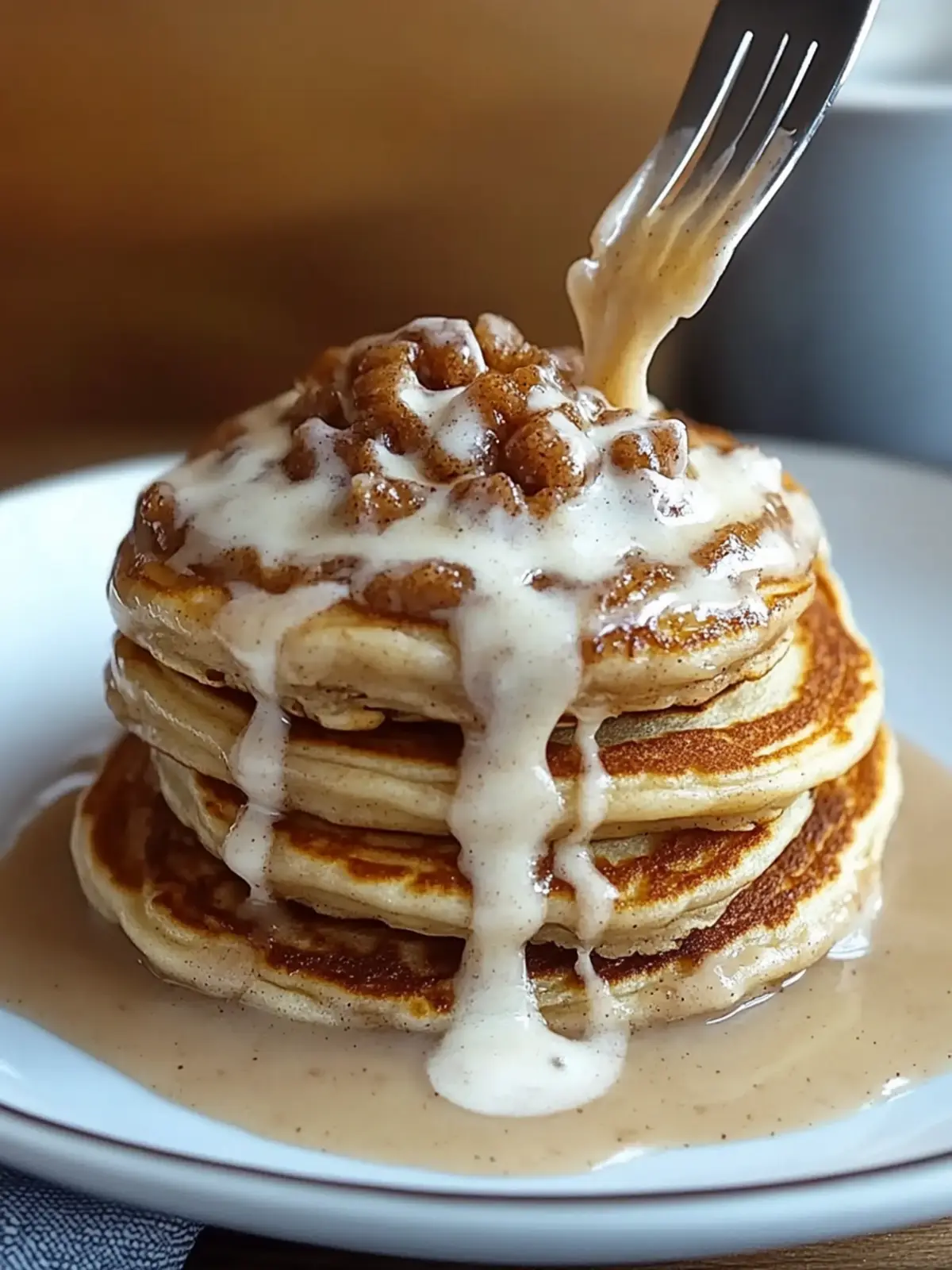 Delicious Fluffy Cinnamon Roll Pancakes to Brighten Your Morning 4 Fluffy Cinnamon Roll Pancakes