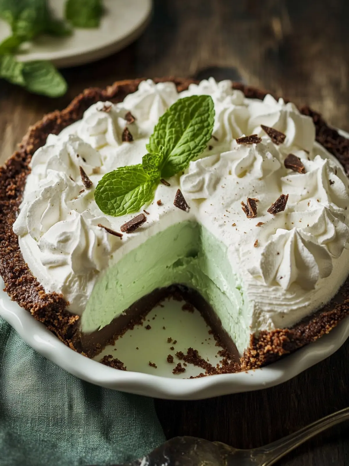 Delicious Minty Grasshopper Pie: A No-Bake Delight You’ll Love 2 Delicious Minty Grasshopper Pie