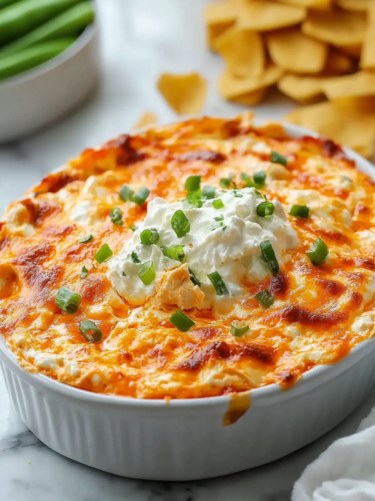 Ultimate Ranch Layered Buffalo Chicken Dip for Your Next Party 5 Ranch Layered Buffalo Chicken Dip