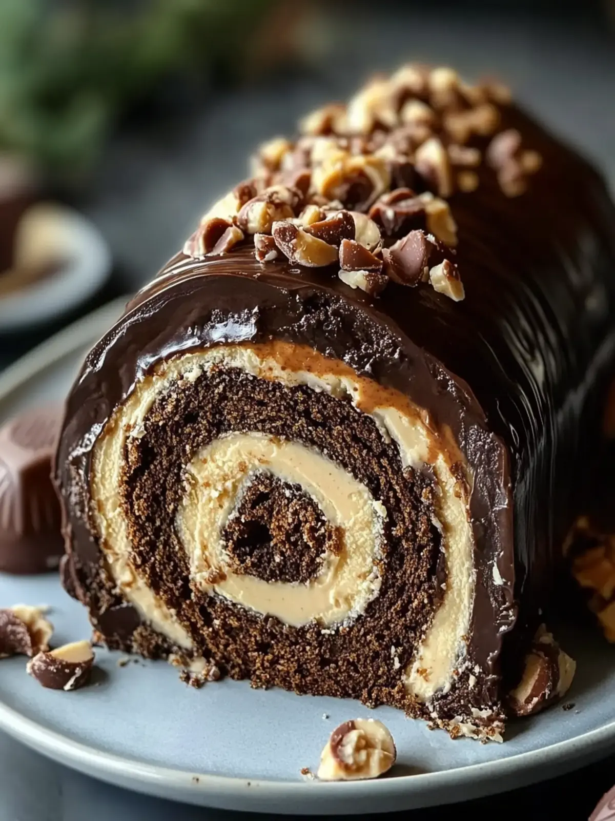Irresistible Peanut Butter Cup Chocolate Roll Your New Favorite Treat 4 Irresistible Peanut Butter Cup Chocolate Roll