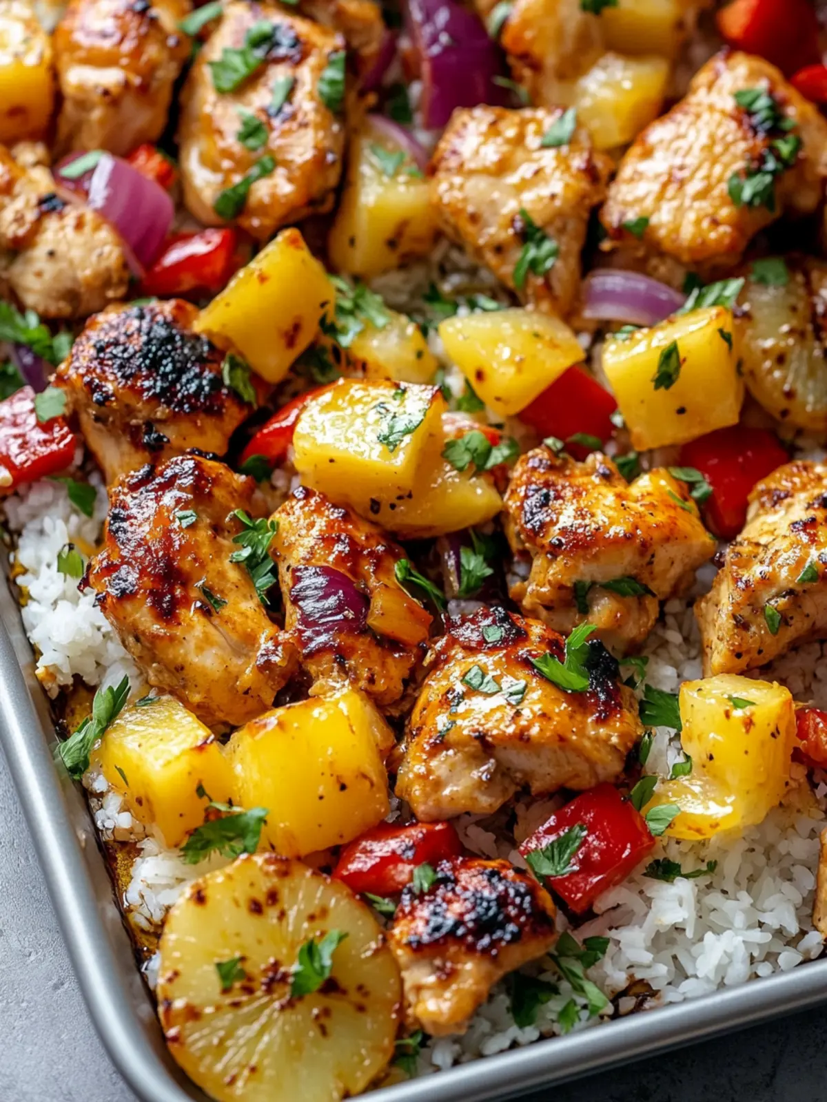Hawaiian Chicken Sheet Pan: A Tropical Twist for Dinner Tonight 5 Hawaiian Chicken Sheet Pan