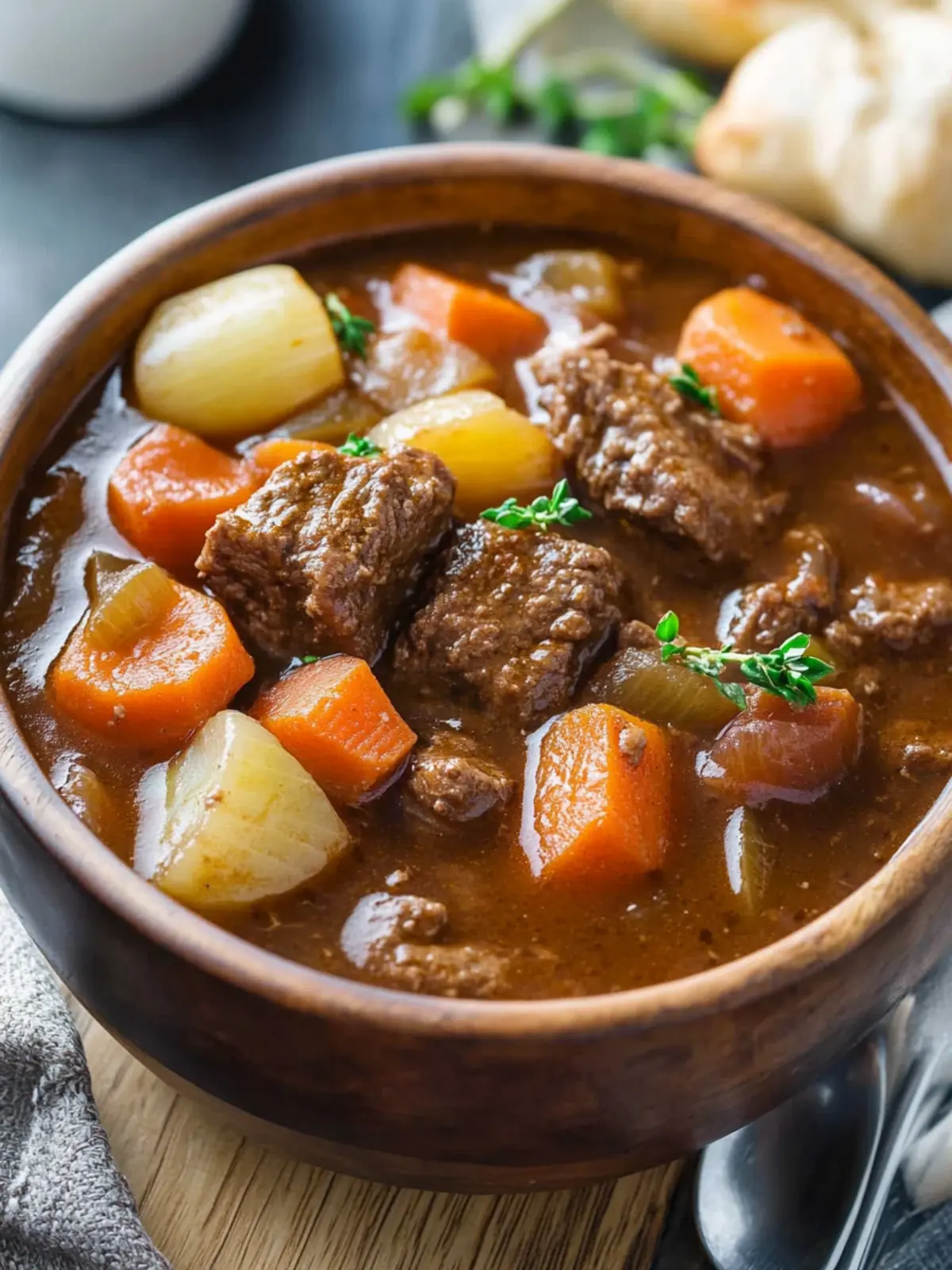 Hearty Crockpot Beef Stew with Onion Soup Mix for Busy Nights 2 Crockpot Beef Stew with Onion Soup Mix