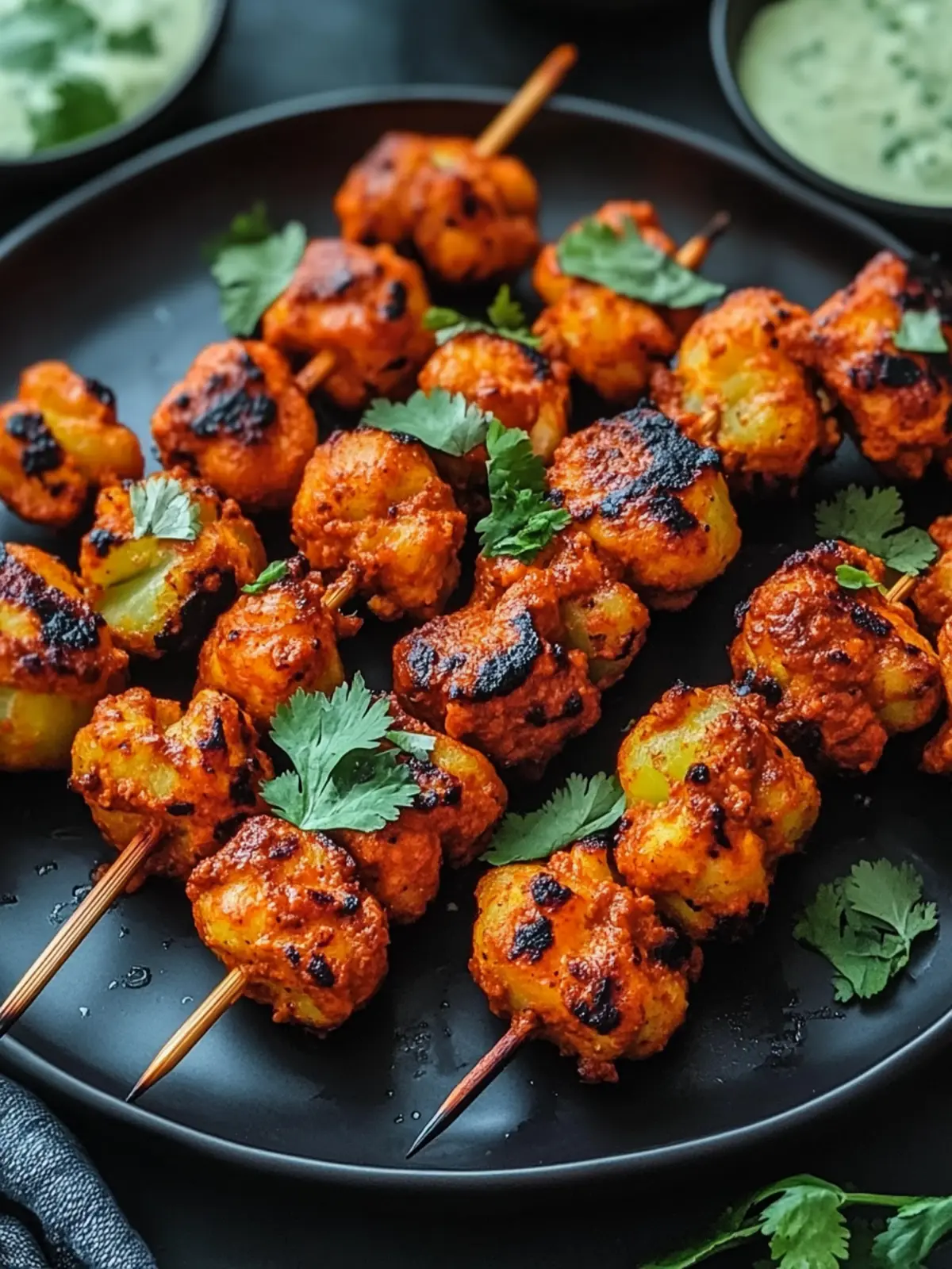 Savor Tandoori Gobi Tikka: Smoky Cauliflower Skewers Delight 3 Savor Tandoori Gobi Tikka
