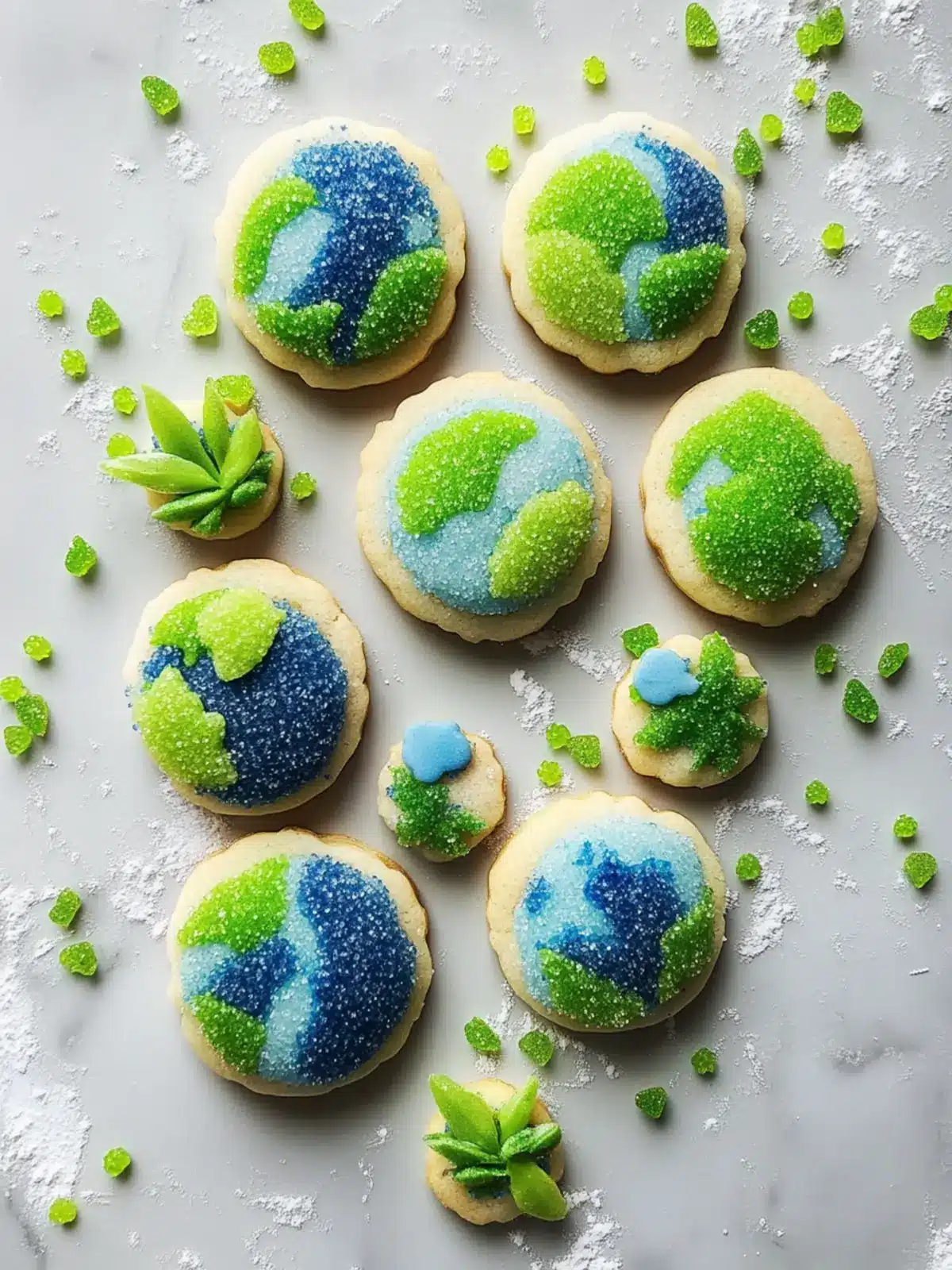 Colorful Earth Day Sugar Cookies for a Sweet Celebration 3 Earth Day Sugar Cookies