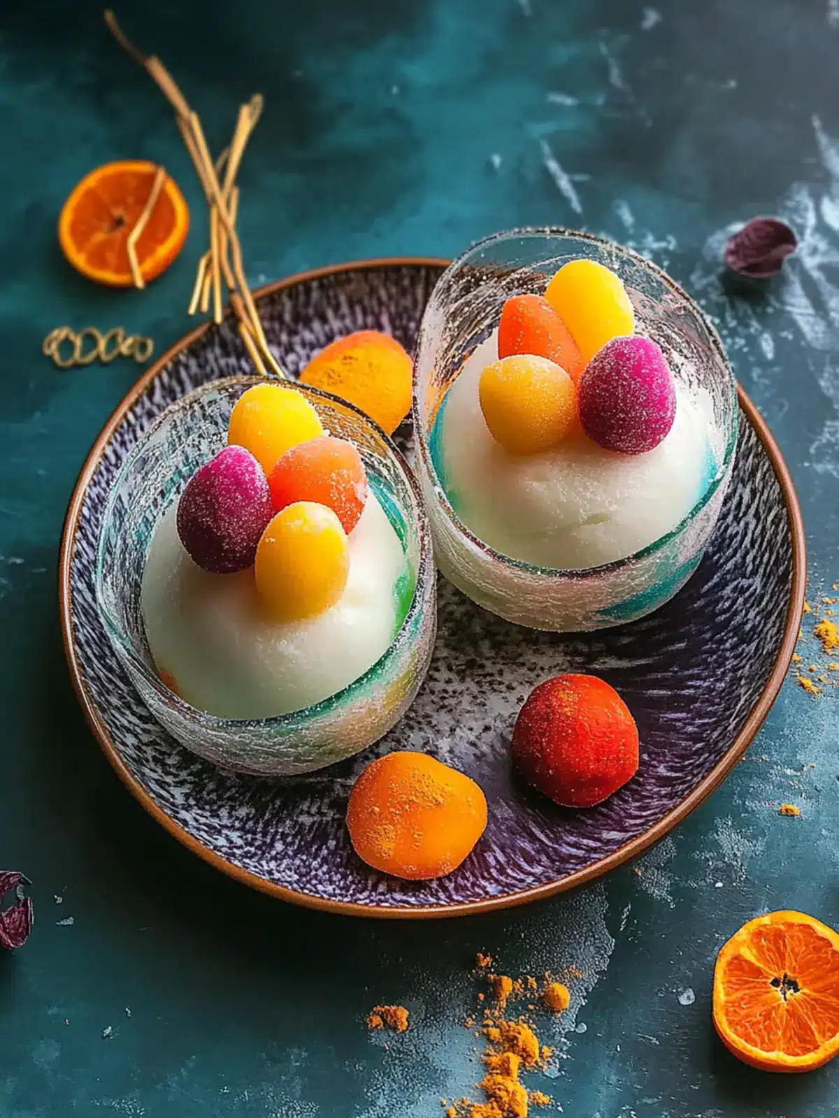 Rainbow Rasgulla Sundae - A Colorful Twist on Tradition 4 Rainbow Rasgulla